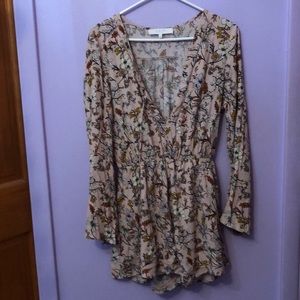 Flower pattern romper